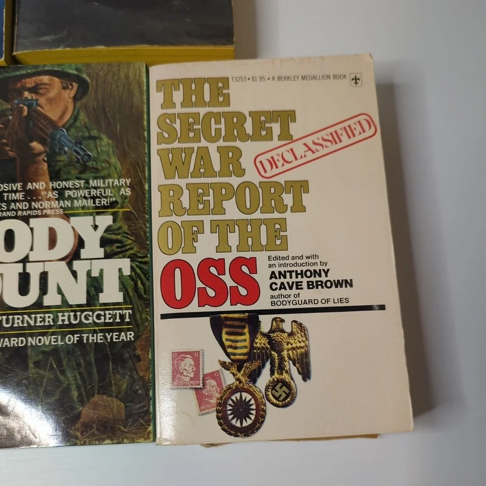 Wartime Combat WWII Novels (4) Submarine‎ (2) Air Force (2) Marine (1) OSS VTG